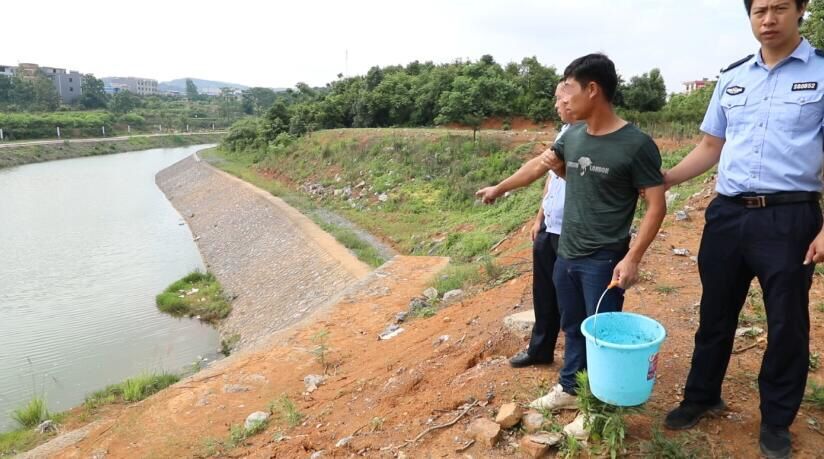 回龙圩派出所破获投毒药鱼案
