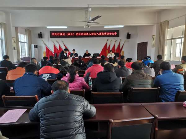 回龙圩管理区：召开村党组织候选人集体谈话暨换届纪律