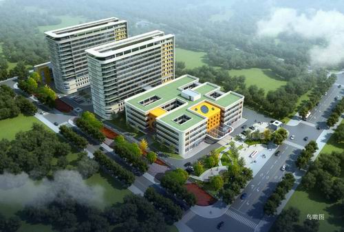 县妇幼保健院新院建设项目规划效果图.jpg