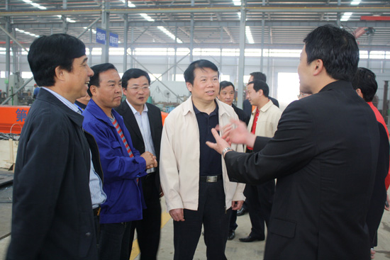 省委向世林一行来韶指导检查学习实践科学发展观活动