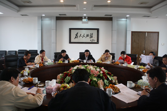 省委向世林一行来韶指导检查学习实践科学发展观活动