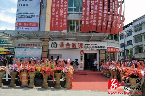 紫金医院开业 双牌医疗行业注入新军