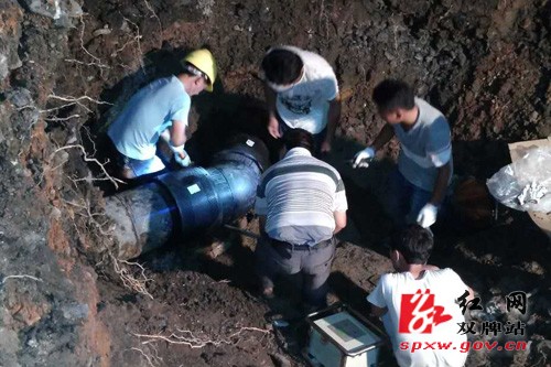 14小时不间断奋战 全县已全面恢复供水