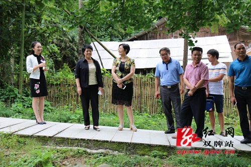 李旦梅一行深入双牌调研旅游和外向型经济工作