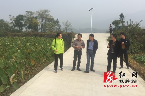 市移民局来我县检查移民扶贫工作