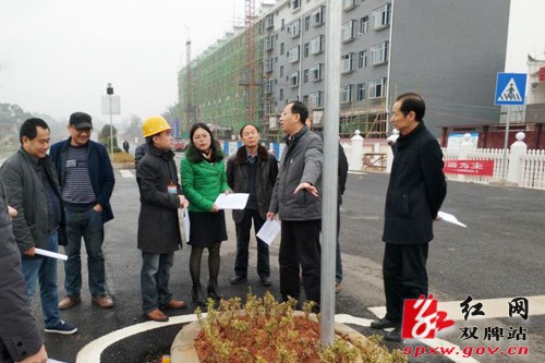 周荣峰调研零双一级公路双牌段建设