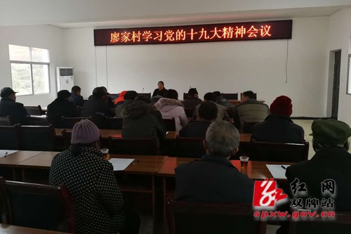 廖家村:举办学习十九大精神暨迎新春座谈会