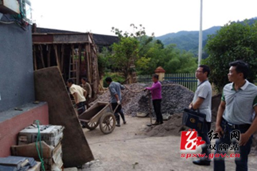 上梧江瑶族乡开展基建工地安全生产检查