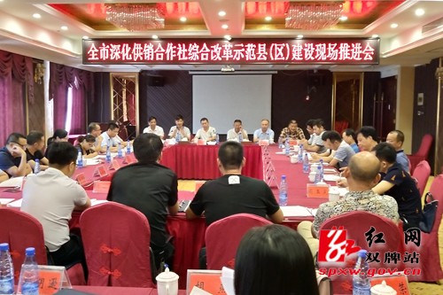 全市深化供销合作社综合改革示范县（区）建设现场推进会在双牌县召开