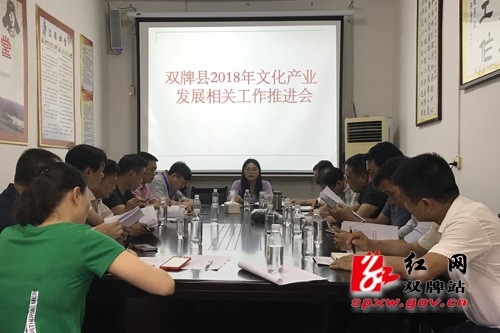 双牌县召开2018年文化产业发展相关工作推进会