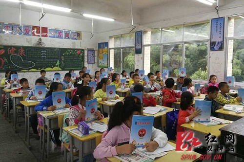 何家洞镇开展禁毒宣传进校园活动