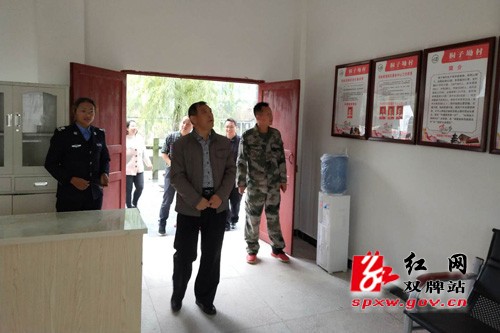 市司法局至茶林镇督查公共法律服务点建设工作