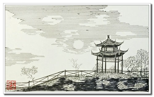 “和”聚双牌育万物-彭良松钢笔画
