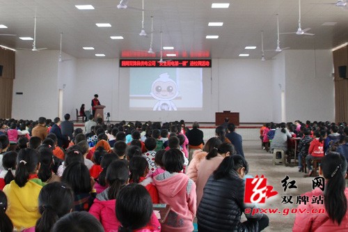 五里牌镇中心小学开展“安全用电第一课”进校园活动