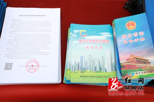 双牌县启动第四次全国经济普查集中宣传月活动