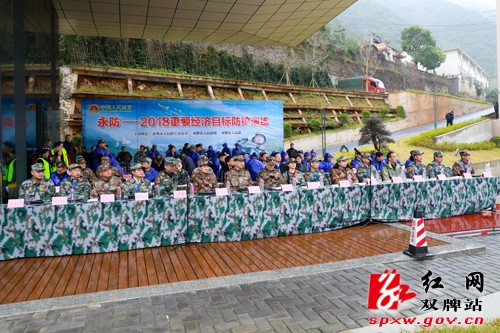 永州市“永防-2018重要经济目标防护演练”在双牌举行