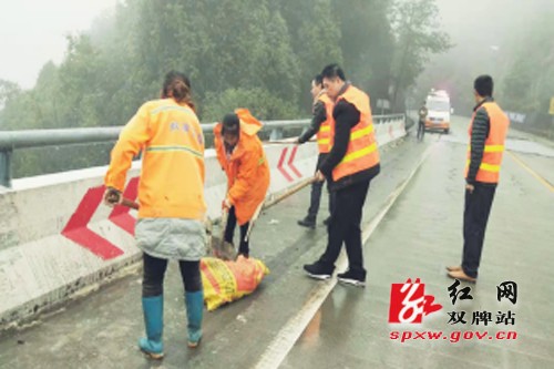 双牌县公路局积极应对雨雪冰冻天气 切实做好岁末年初公路安全生产工作
