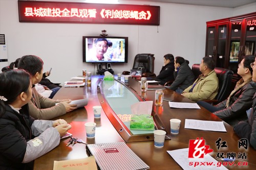 泷兴集团组织观看警示教育片《利剑惩蝇贪》