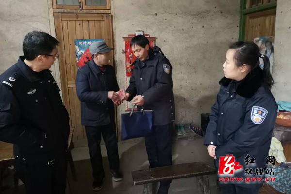 严寒虽冷 党恩暖心