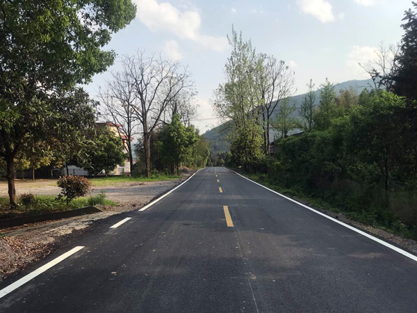 义村至胡家村道路顺利通过竣工验收