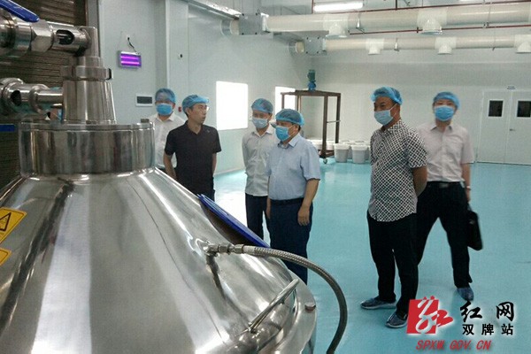 永州市场监督管理局调研双牌 帮扶企业