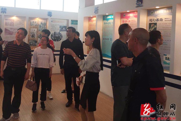 双牌县教育局参观禁毒基地 开展禁毒教育