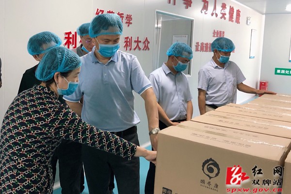 副市长谢景林来我县调研农业产业化项目