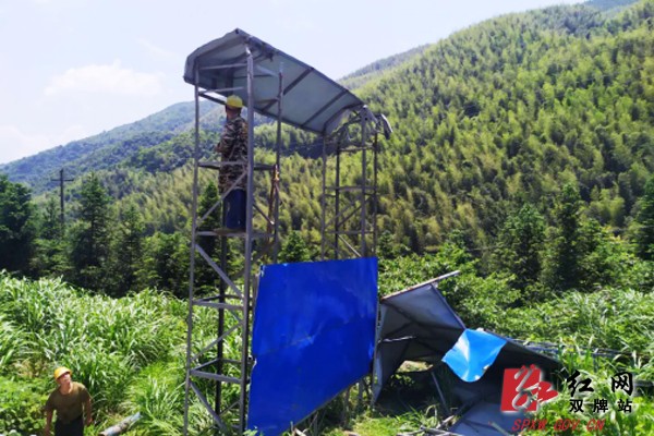双牌公路局：清理非公路标志　优化通行环境