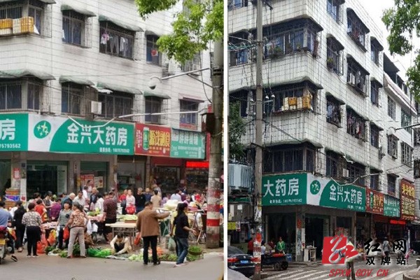 县城管局:文明执法让菜农进市场有序经营