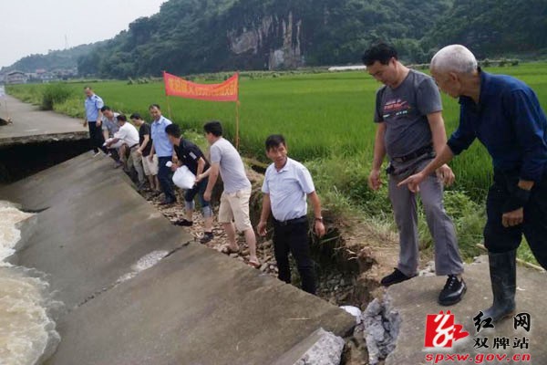 双牌县泷泊镇：抗洪救灾  我们先上