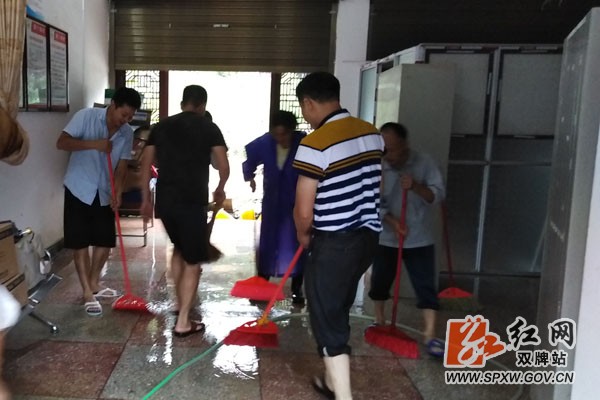 双牌县茶林镇积极开展洪灾过后卫生防疫消毒工作