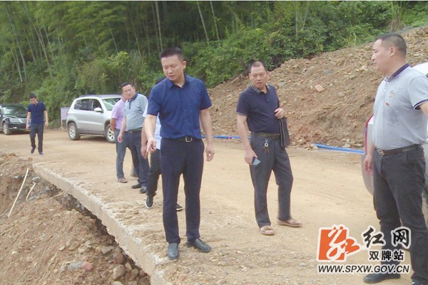 肖质彬调研指导灾后重建和扶贫工作