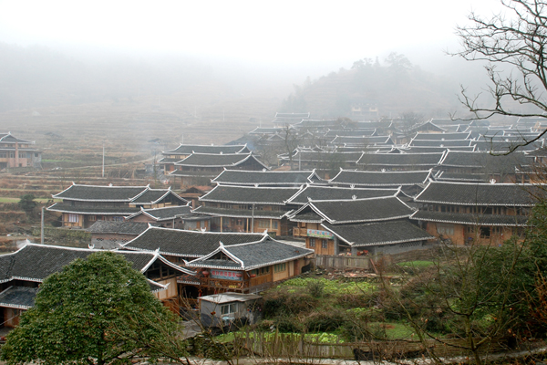 上堡侗寨局部图