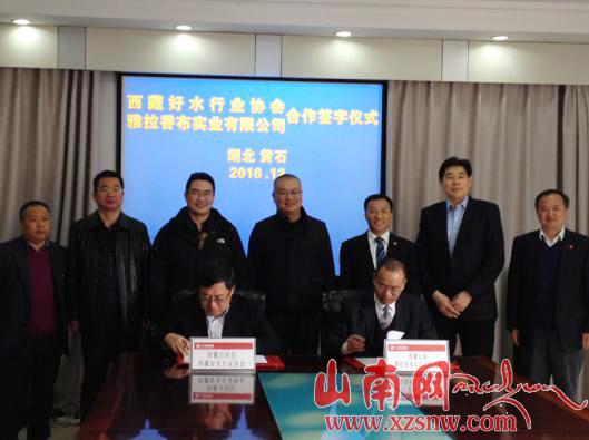 西藏好水行业协会与雅拉香布实业达成合作意向